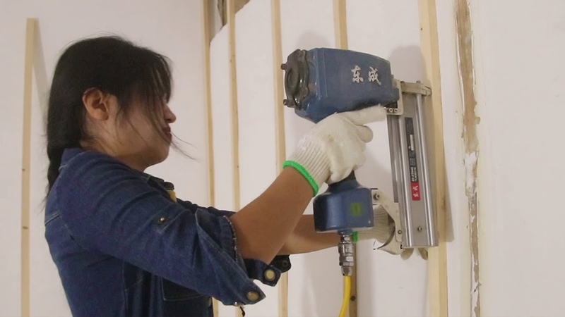 孙女的礼物 把爷爷老旧的房间改造的漂亮舒适 Renovating the old house of the rural grandpa,