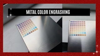 JPT 100W Laser Color Engraving On Metal