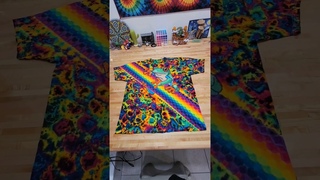 Chromatic Jungle #handmade #artprocess #tiedye #fyp