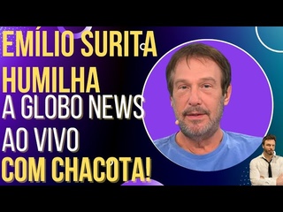HILÁRIO: Emílio Surita humilha  a Globo News ao vivo!