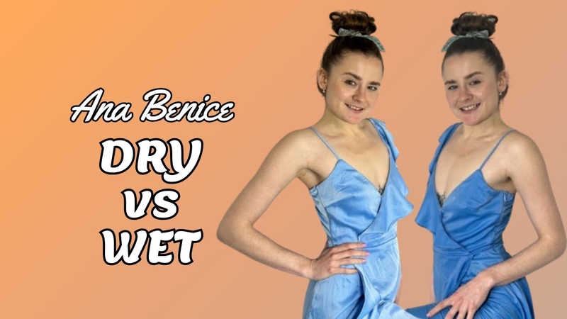 Wet vs Dry Take Shower With Me In Blue