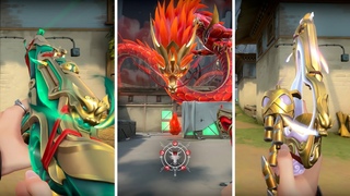 Valorant New "Imperium" Skin Bundle In Game Showcase
