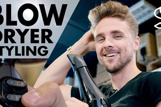 Hair-dry routine step by step ★ Men’s hair tutorial ★ Easy blow-dry styling