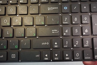Арт.: 011162. Клавиатура для ноутбука Asus X502, X502CA, X502C, (Плоский Enter) Black