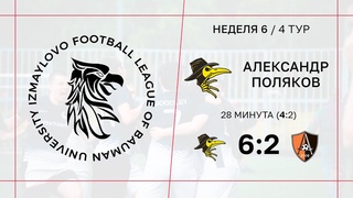 Гол Александра Полякова (6 неделя)