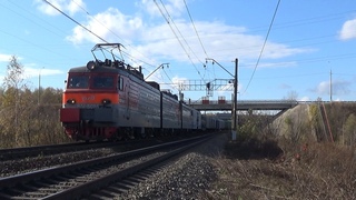 Электровоз ВЛ11-508/491А с грузовым поездом
