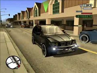 GTA SA BMW X5 E53 MAFIA CAR BLACK TUNING HD DESIGN BY L-NUR S@