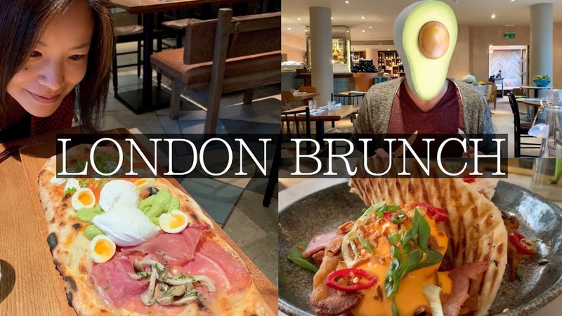 Must Visit BRUNCH Hotspots in London, Avocado Crazy, Brunch Pizza, Smoothies,
