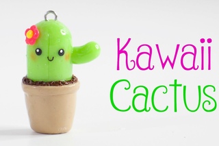 Kawaii Cactus Charm