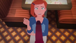 Gwen is shocked to see something big 😳 - Ben 10