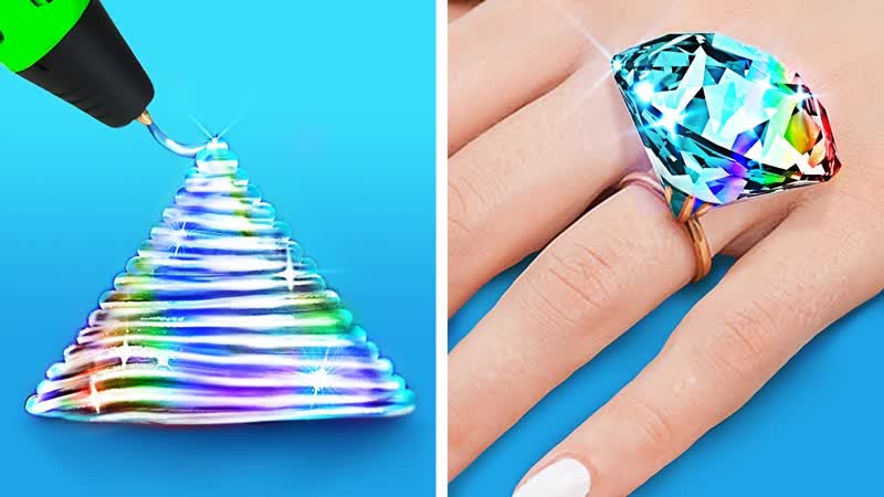 Best DIY Jewelry Ideas, , 3 D Pen Epoxy Resin
