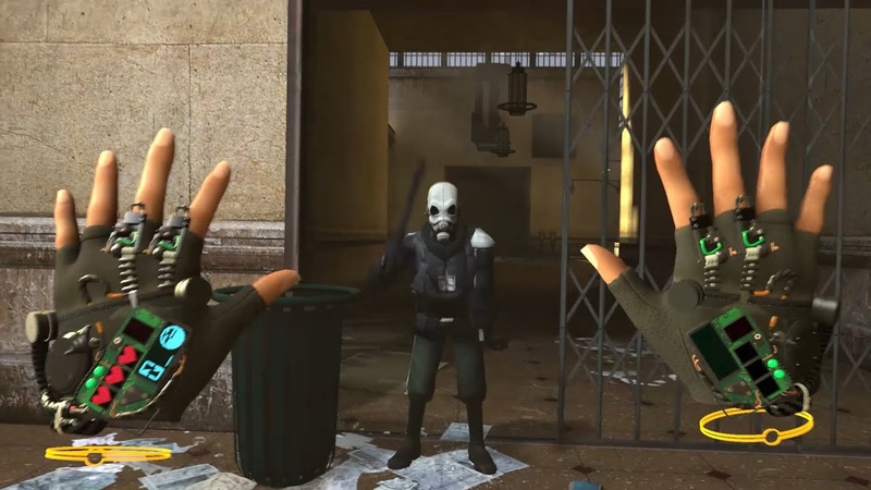 SFM VR Player in Combines Eyes Half Life: