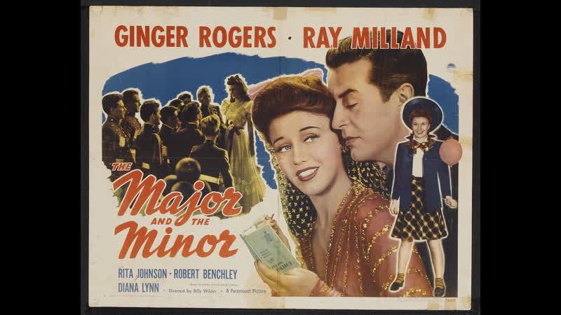 The Major And The Minor (1942) 1080p Ginger Rogers, Ray Milland, Rita