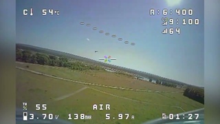 Happymodel Mobula7 1S ELRS catching up with the bird