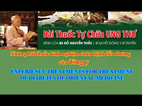 Những bài thuốc kinh nghiệm chữa bệnh tiểu đường của
