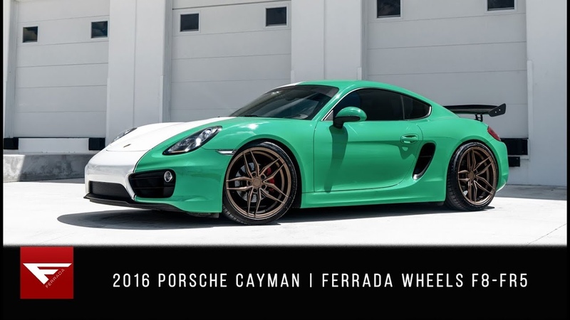 2016 Porsche Cayman, Two Faced, Ferrada Wheels F8