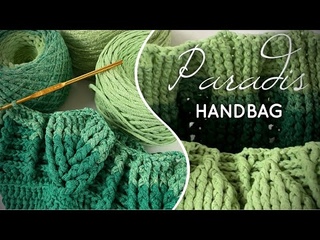 Вяжем роскошную сумку крючком PARADIS !!! Beautiful fashion crochet handbag