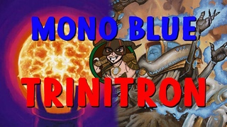 Modern - Mono Blue TriniTron