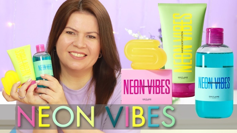 Neon Vibes 46620 гель для душа 46621 лосьон для рук и тела 46619 мыло