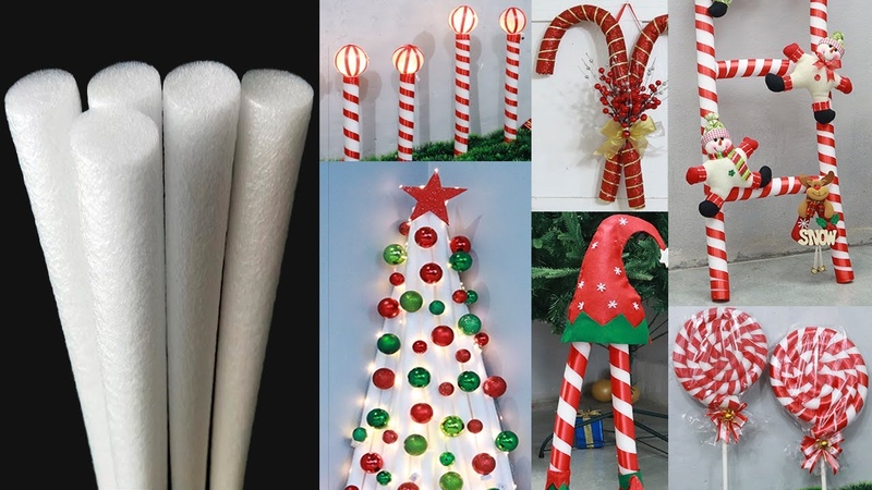 Christmas decoration ideas from Pool Noodles Do you know