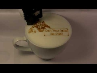 печать картинки на кофе