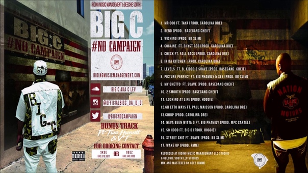 Big C , No Campaign 2015 FULL CD ( NORTH CHARLESTON,
