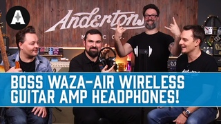 Wireless Headphones That Sound Like a REAL Amp? BOSS Waza-Air Headphones for Guitarists!