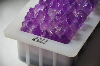 Making of Amethyst Slice Glycerin Soap