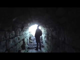 (Черновик) Раскопанный подземный туннель. Новодвинская крепость.