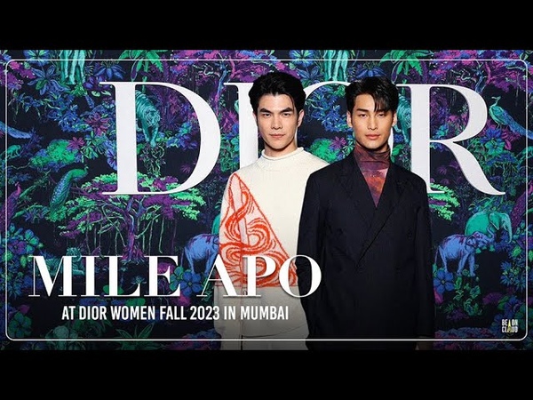 BE ON CLOUD, MILE APO at Dior Women Fall 2023 in