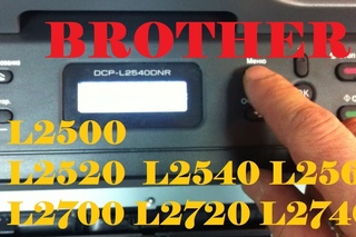 Brother DCP L2500dr Сброс счетчика тонера