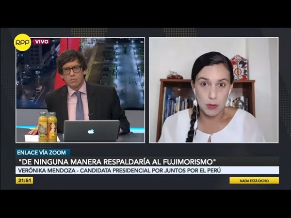 Verónika Mendoza: Con el fujimorismo no podemos ir ni a la