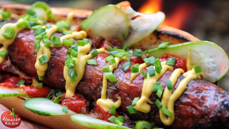 Best Hot Dog Ever Cooking in the