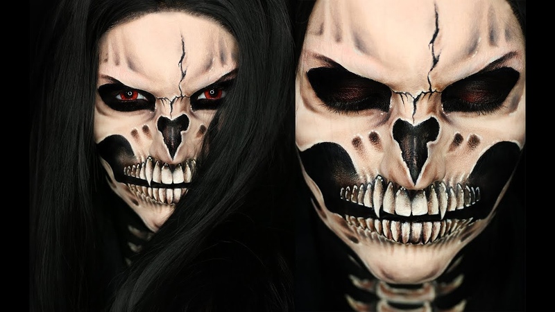 VAMPIRE SKULL Halloween Makeup