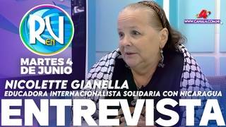 Nicolette Gianella, especialista en temas de la niez / Internacionalista solidaria con Nicaragua