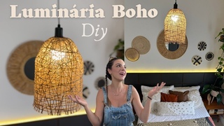 DIY Luminria Boho Pendente - Muito fcil e Barato S2